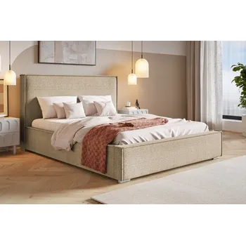 Postel Čalouněná postel BED 8 120x200 béžová