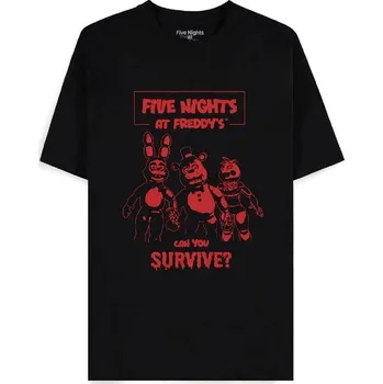 Pánské tričko Difuzed Tričko Five Nights At Freddy's Can You Survive L