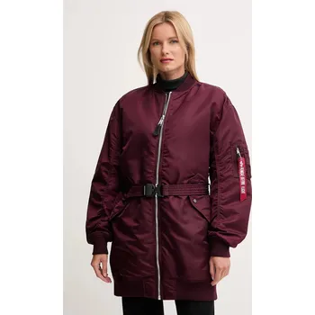 Bunda Alpha Industries 258011.608 burgundské 93X, vel. S