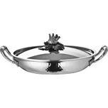 Servírovací pánev OPUS PRIMA 30 cm, stříbrná, nerezová ocel, Ruffoni