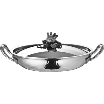 Pánev Servírovací pánev OPUS PRIMA 30 cm, stříbrná, nerezová ocel, Ruffoni