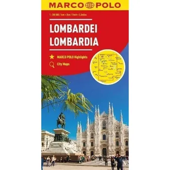 Itálie č.2 - Lombardie, severoitalská jezera 1:200 000 / regionální mapa MARCO POLO