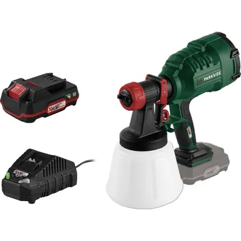 Stříkací pistole Parkside PFSA 20-Li B2 800011603 1x 2Ah + nabíječka