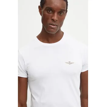 Tričko Aeronautica Militare AM1UTI003 bílá 00X, vel. XXL