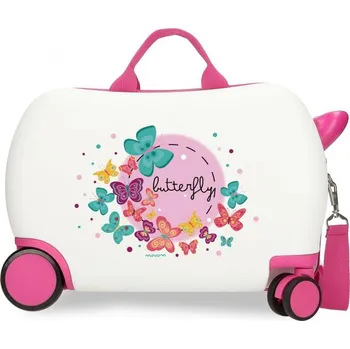 Dětský cestovní kufr na kolečkách / odrážedlo MOVOM Butterfly, 25L, 3721061