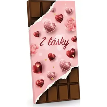 Čokoláda Selllot Mléčná čokoláda Z lásky 100g (Selllot Mléčná čokoláda Z lásky 100g)