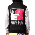 PITCHA mikina HAVE FUN black/grey - L