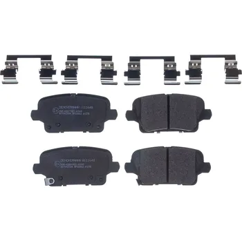 Brzdová destička Sada brzdových destiček, vždy 4 kusy v sadě DENCKERMANN B111648