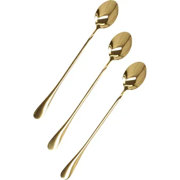 Příbor Sada lžiček | STILO | zlaté lžičky na latté | 3 ks | 821535 Cena za 3 kusy v balení