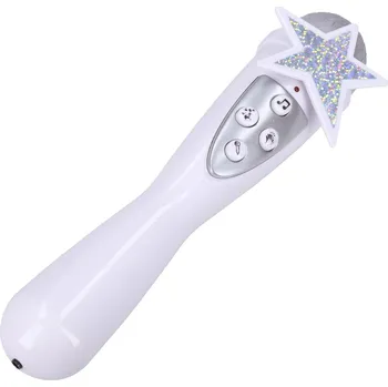 Hudební nástroj pro děti Wiky W028745 mikrofon hvězda 23 cm bílý