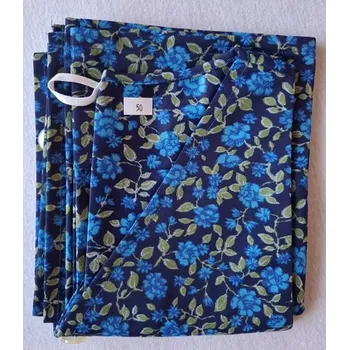 Kuchyňská zástěra Zástěra propínací 3/4 vel. 50 mat: 100% polyamidu tm. modrá