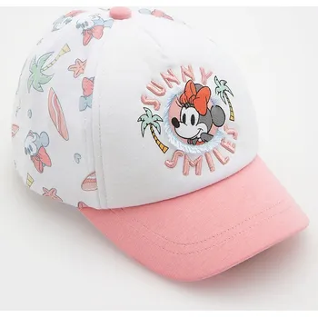 Dívčí oblečení Reserved - Kšiltovka Minnie Mouse - bílá - 7522U-00X - 7522U-00X-3Y5