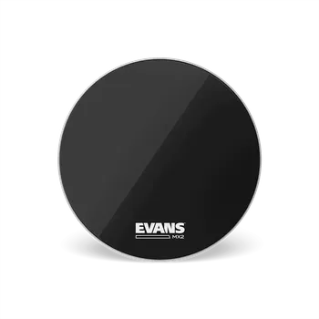 Bicí nástroj EVANS MX2 Black Marching Bass Drum Head 24"