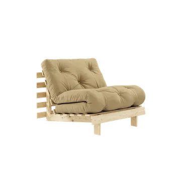 Křeslo KARUP DESIGN Rozkládací křeslo ROOTS hořčičná 123100758090