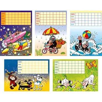 Diář AKIM Rozvrh hodin s podložkou Akim 498114