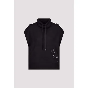 Dámská mikina Vesta Monari 809627 černá svetrová s detaily Velikost: 42