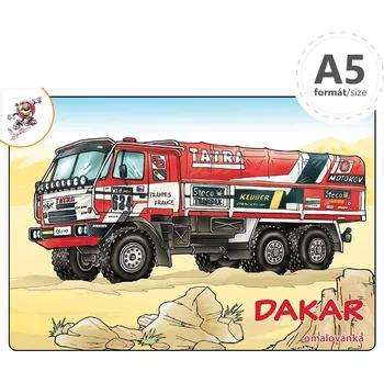 omalovánky Petr Mičánek Omalovánka A5 - Dakar 595081