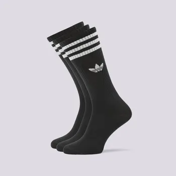 Adidas Ponožky 3-Pack Solid Socks High Crew Černá 40-42