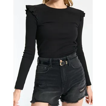 Sinsay - Halenka s volány - černá - 3881Z-99X - 3881Z-99X-XS-1