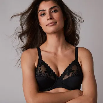 Podprsenka Podprsenka Amazone Chantelle®, s kosticemi černá 85E