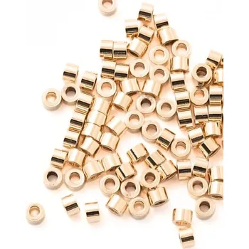 Materiál na výrobu šperku EU Váleček kovový 3/2mm chirurgická ocel rose gold