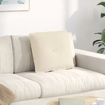 Polštář Polštář na záda Béžová 50 x 45 cm Mikrovlákno