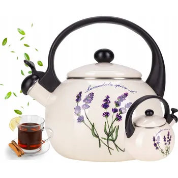 Varná konvice Konvice tradiční ocelová smaltovaná Kamille 2,2 l vícebarevná