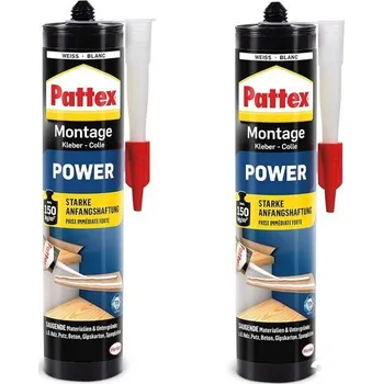 Pattex Power Mounting Adhesive 740g, stavební lepidlo se silnou počáteční lepivostí, vysoce odolné