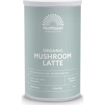 Doplněk stravy Mattisson BIO Latte - Cordyceps, Reishi 160 g