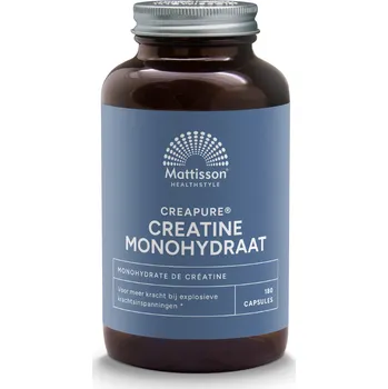 Kreatin Mattisson Kreatin monohydrát - Creapure® - 180 kapslí