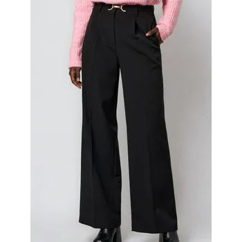 Dámská móda Sinsay - Kalhoty wide leg - černá - 741FJ-99X - 741FJ-99X-XXS