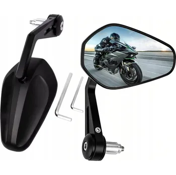 Zrcátko pro motocykl Zpětná zrcátka na motorku 7/8" homologovaná podle normy E9