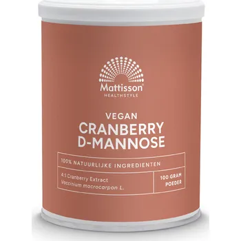 Přírodní produkt Mattisson Brusinky D-Mannose v prášku - 100 g - DMS 1/26