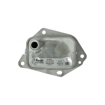 Chladič motoru Olejový chladič pro motorový olej NISSENS 91592