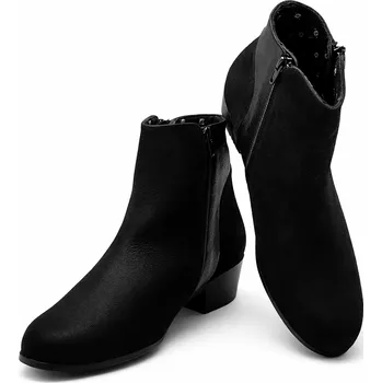 Dámská zdravotní obuv Comfort Class Nízké kozačky na dva zipy M-2-Elsa negro Rozměr: 39