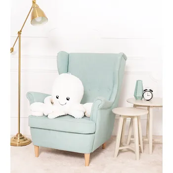 plyšák Plyšová chobotnička bílá 80 cm