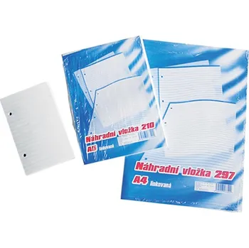 Sešit papírny Brno Náplně do karisblokov - A4 linkované 100 A4 / bal. 477726