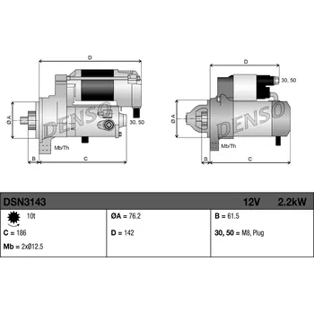 Startér Startér DENSO DSN3143