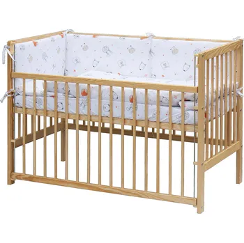 Dětská postýlka Scarlett Dětská postýlka s kompletní výbavou 120 x 60 cm Labra