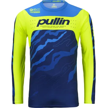 cyklistický dres PULL-IN dres MASTER 26 camo navy neon - XL
