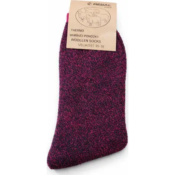 Dámské ponožky xcena Vněné ponožky Thermo bordočerné Velikost: 35-38