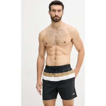 Pánské kraťasy Plavkové šortky BOSS Louis 50539210 šedá 90Y, vel. S