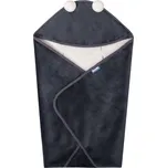 Sensillo Zavinovačka do autosedačky plyšová 75x75 cm Grafit