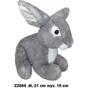 plyšák Plyšák pro dítě plyšový mazlíček přítulníček hračka plyšák Zajíček 21x16 cm