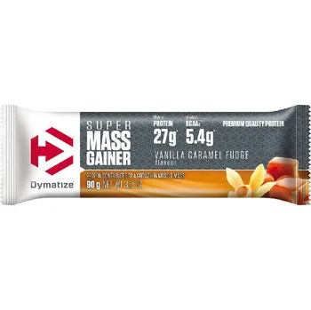 DYMATIZE SUPER MASS GAINER PREMIUM PROTEINOVÁ TYČINKA 10X 90G VANILKA KARAMEL