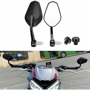 Zrcátko pro motocykl 1 Pár Univerzální ZRCÁTKA PRO MOTOCYKL SKÚTR QUADA E9 HOMOLOGACE