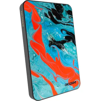 Powerbanka Picasee Powerbanka s MagSafe 5 000 mAh Šedá - Blue Magma