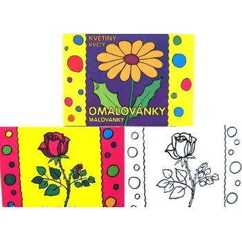 omalovánky Omalovánky A5 Květiny