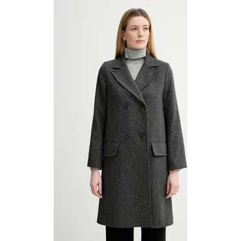 Dámský kabát Kabát s příměsí vlny A.P.C. Manteau Ginny WOARA.F01545 šedá 90X, vel. 38