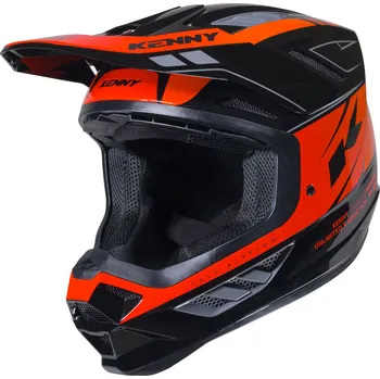 Helma na motorku KENNY přilba TITANIUM 26 gradient black/orange - XL